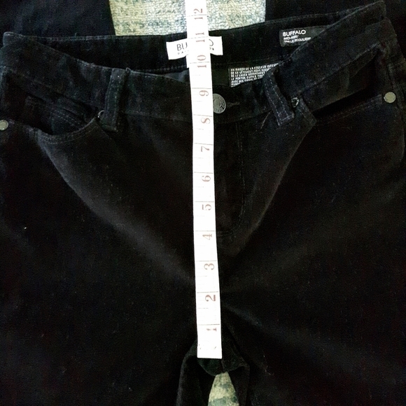 BUFFALO Black Corduroy jeans Mid rise slim new condition size 6/30 stret… - Picture 11 of 12